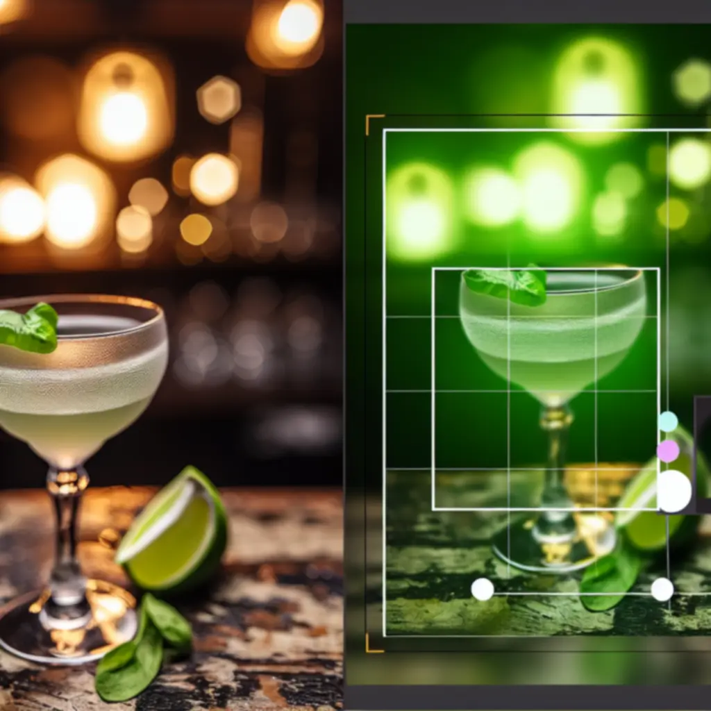 Zbliżenie na kolorowy drink – bestseller w PLNextLevel